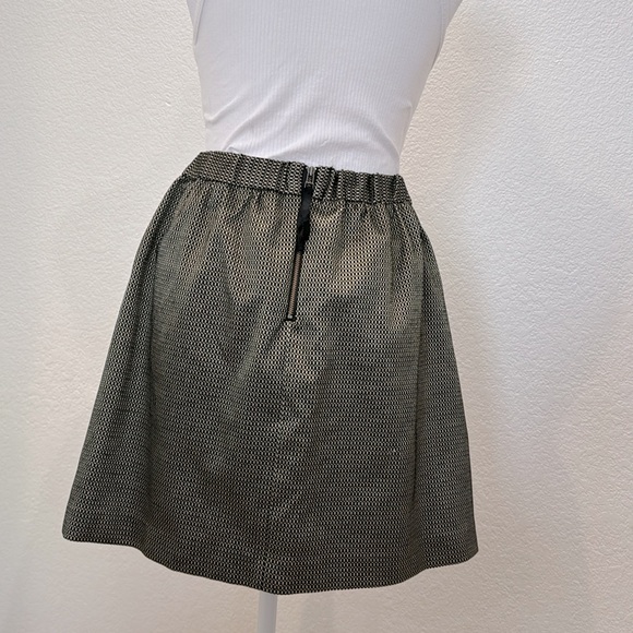 Madewell women’s high waisted black and gold skirt with pockets size extra small - Picture 3 of 5